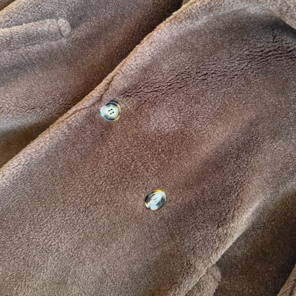 Teddy Brown Faux Fur Coat - Picture 4 of 5